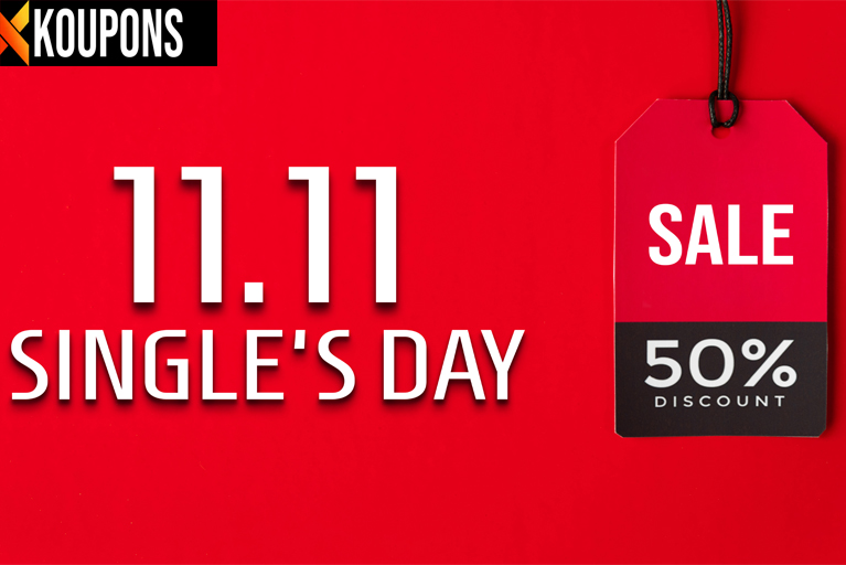 Bannière Single’s Day France 2025 – Codes promo, offres spéciales et bons plans du 11 novembre sur koupons.fr